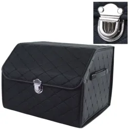 skrzynia-organizer-do-bagaznika-samochodu-twarda-skorzana-czarna-40x30x30cm
