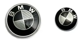 bmw-e46-e90-znaczek-przod-tyl-carbon-82mm-e46-e60-f10-x3-x5