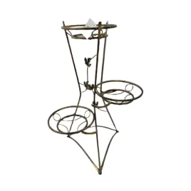 kwietnik-metalowy-trojka-95cm-stare-zloto