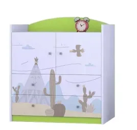 komoda-happy-k07-zielona-mebelki-dzieciece-happybabies-pl