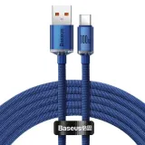 kabel-usb-do-usb-c-baseus-crystal-100w-2m-niebieski