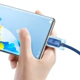 kabel-usb-do-usb-c-baseus-crystal-100w-2m-niebieski-kolor-niebieski