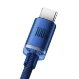 kabel-usb-do-usb-c-baseus-crystal-100w-2m-niebieski-kolor-niebieski