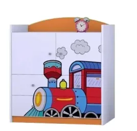 komoda-happy-k07-pomaranczowa-mebelki-dzieciece-happybabies-pl