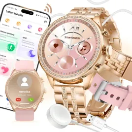 smartwatch-damski-gen-9-zegarek-bluetooth-puls-krokomierz-rozowe-zloto