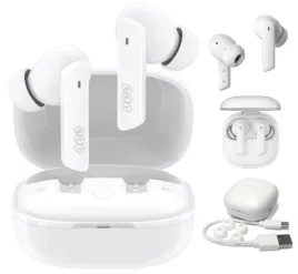 biale-sluchawki-bezprzewodowe-dokanalowe-qcy-wodoodporne-bluetooth
