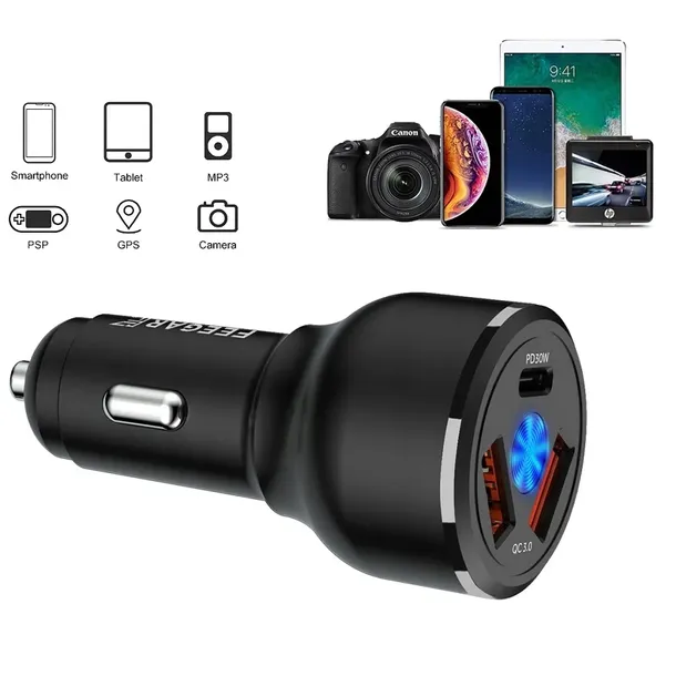 feegar-ladowarka-samochodowa-usb-9a-xiaomi-samsung-stan-nowy