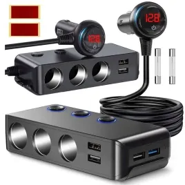 rozdzielacz-gniazda-zapalniczki-x3-samochodowy-4x-usb-qc-12-24v-ladowarka