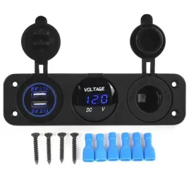 dodatkowe-gniazdo-zapalniczki-panel-3-ladowarka-woltomierz-12v-24v