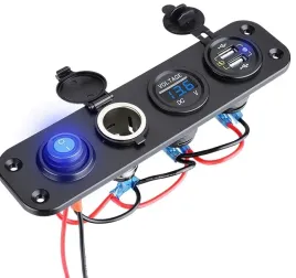 woltomierz-miernik-ladowarka-usb-gniazdo-12v-wlacz