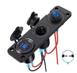 gniazdo-zapalniczki-ladowarka-usb-2xqc-3-0-woltomierz-panel-3-12-24v-kable