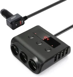 rozdzielacz-samochodowy-adapter-9w1-180w-6xusb-3xport-zapalniczka-solidny
