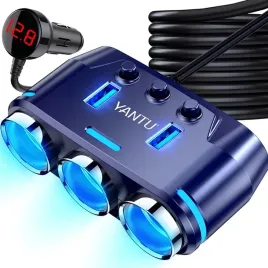 rozdzielacz-gniazda-zapalniczki-samochodowej-ladowarka-3-porty-usb-12-24v