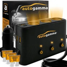 rozdzielacz-gniazda-zapalniczki-ladowarka-samochodowa-12-24v-3-0qc-4x-usb