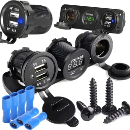 gniazdo-zapalniczki-12v-woltomierz-samochodowy-panel-auto-2x-usb-5v-2-1a