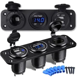 gniazdo-ladowania-zapalniczki-12v-woltomierz-2-usb