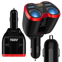 rozdzielacz-gniazda-zapalniczki-12-24v-ladowarka-2xusb-qc-woltomierz-150w