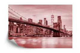 fototapeta-brooklyn-bridge-nyc-w-czerwieni-416x254-vinyl-strukturalny