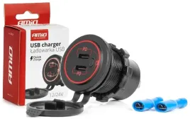 ladowarka-samochodowa-z-gniazdami-2xusb-c-wodoodporna-z-wlacznikiem-12v-24v