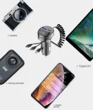 ladowarka-samochodowa-2x-usb-kabel-3w1-usb-c-micro-usb-apple-lightning-stan-nowy-stan-opakowania-oryginalne