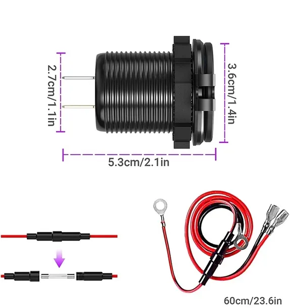gniazdo-ladowarka-samochod-qc3-0-3xusb-12v-24v-stan-opakowania-oryginalne