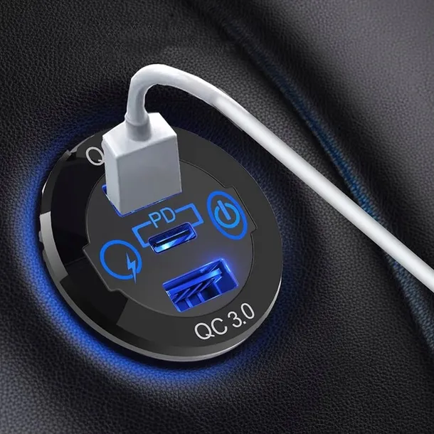 gniazdo-ladowarka-samochod-qc3-0-3xusb-12v-24v-stan-opakowania-oryginalne-stan-nowy