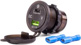 gniazdo-samochodowe-ladowarka-usb-c-usb-woltomierz