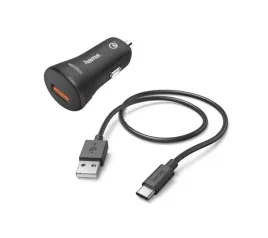 ladowarka-samochodowa-uniwersalna-hama-qc-3-0-kabel-usb-c