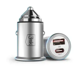 ladowarka-samochodowa-3mk-hyper-car-charger-45w-usb-a-usb-c-12-24v-srebrna
