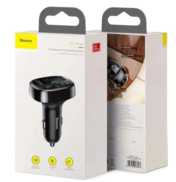 baseus-transmiter-adapter-ladowarka-bluetooth-fm-micro-sd-do-auta-stan-nowy-stan-opakowania-oryginalne