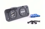 samochod-woltomierz-ladowarka-2x-usb-2a-panel-2w1-stan-nowy