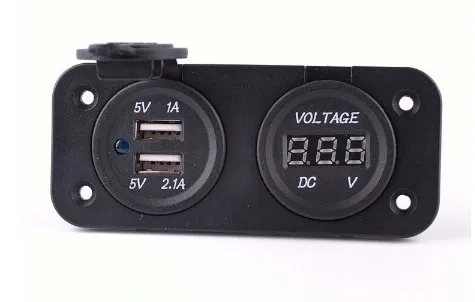 samochod-woltomierz-ladowarka-2x-usb-2a-panel-2w1-stan-opakowania-oryginalne-stan-nowy