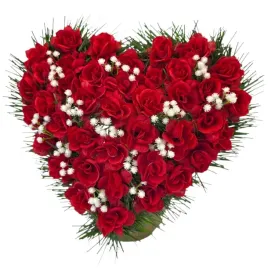 serce-stroik-na-cmentarz-grob-sztuczne-kwiaty-na-pomnik-roze