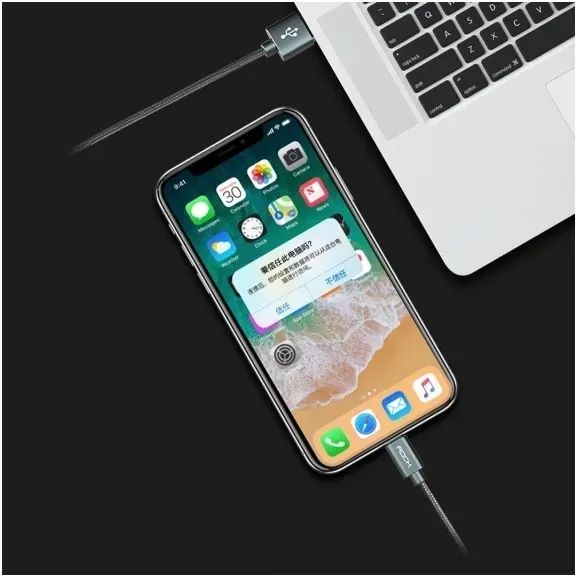 oryginalny-kabel-rock-usb-do-iphone-5-se-6s-7-8-x-stan-nowy-zlacza-usb-apple-lightning-dlugosc-przewodu-1-m