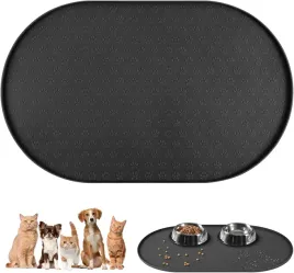 mata-pod-miski-dla-psow-szybkoschnaca-antyposlizgowa-czarna-wodoodporna