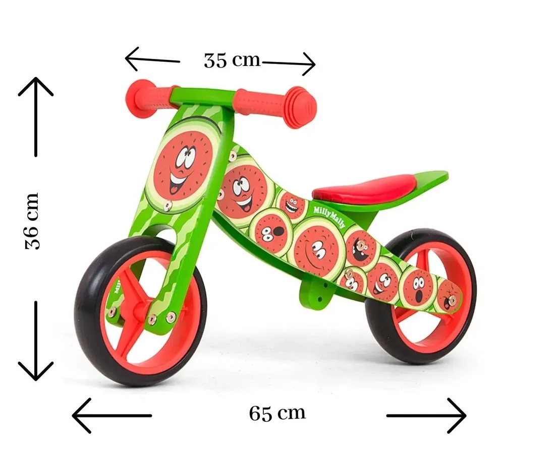 milly-mally-jake-look-rowerek-watermelon-2w1-stan-nowy