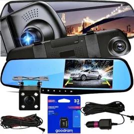 kamera-samochodowa-lusterko-wideorejestrator-jazdy-kamera-cofania-karta32gb