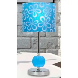 nocna-lampa-stolowa-cort-41-34625-abazurowa-print-kwiatowy-niebieski