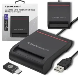qoltec-inteligentny-czytnik-chipowych-kart-id-scr-0642-usb-2-0-usb-typ-c