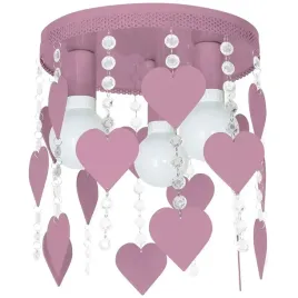 dziecieca-lampa-sufitowa-corazon-mlp1149-milagro-z-krysztalkami-jasnorozowe