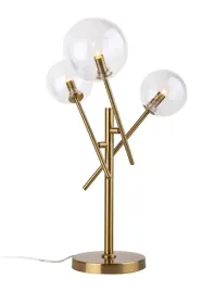 lampa-stolowa-lollipop-t0035-prety-szklane-kule-balls-mosiadz-przezroczyste