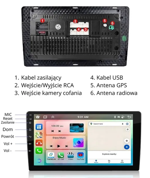 radio-samochodowe-2-din-4gb-64gb-android-auto-carplay-android-13-rdsdsp-10-stan-opakowania-oryginalne-marka-bez-marki