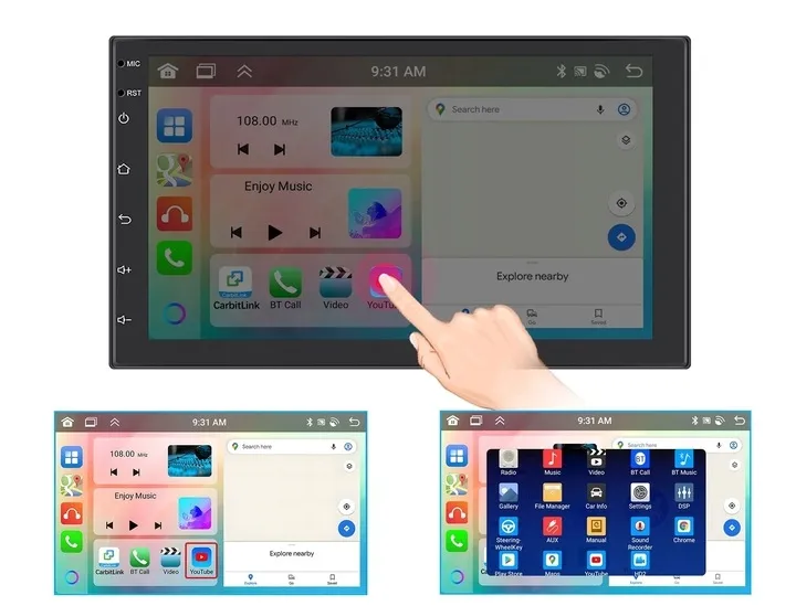 radio-samochodowe-2-din-android-auto-carplay-6gb-128gb-android-wifi-rds-dsp-model-a3565-carplay-android-auto