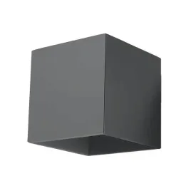 lampa-scienna-sl-0565-metalowa-oprawa-kinkiet-kostka-cube-grafitowa