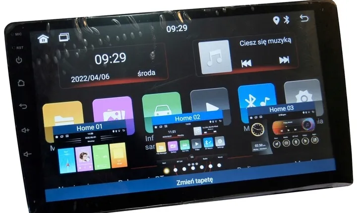 radio-dotykowe-9cali-samochodowe-2-32gb-usb-gps-wifi-bluetooth-android-auto-stan-opakowania-oryginalne-model-ty-510