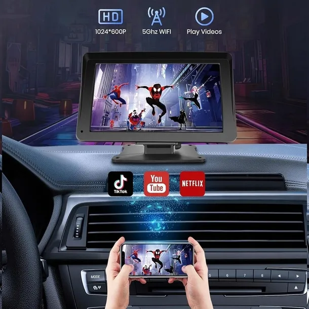 radio-stacja-multimedialna-do-samochodu-aux-apple-carplay-android-auto-7-stan-nowy-stan-opakowania-oryginalne