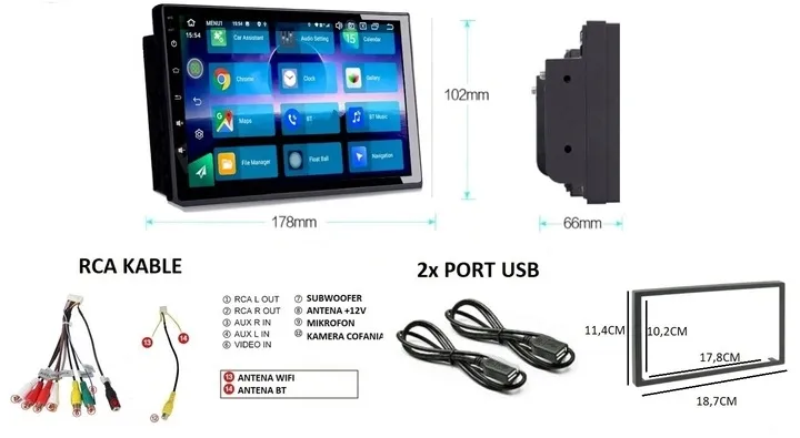 radio-gps-2din-android-auto-11-wifi-bt-rds-carplay-stan-nowy
