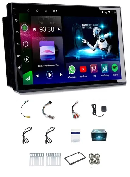 radio-gps-2din-android-auto-11-wifi-bt-rds-carplay-stan-nowy-stan-opakowania-oryginalne