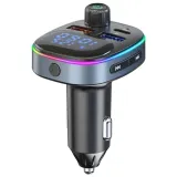 transmiter-bluetooth-fm-samochodowy-szybka-ladowarka-usb-usb-c-aux-stan-opakowania-oryginalne-model-bc82