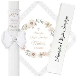 swieca-na-chrzest-szatka-do-chrztu-imie-pudelko